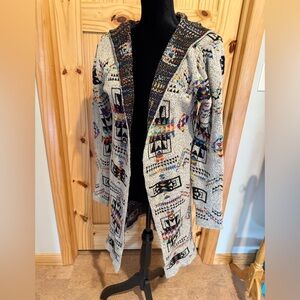 Multicolor Patterned Women's Cardigan